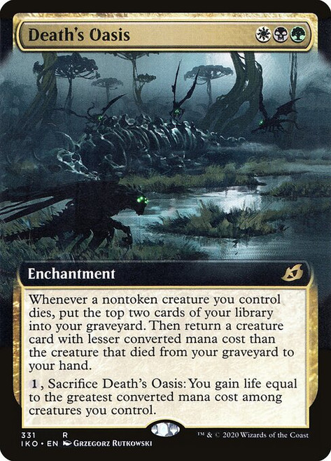 Death's Oasis (IKO) (Foil) (Extended Art) (#331)