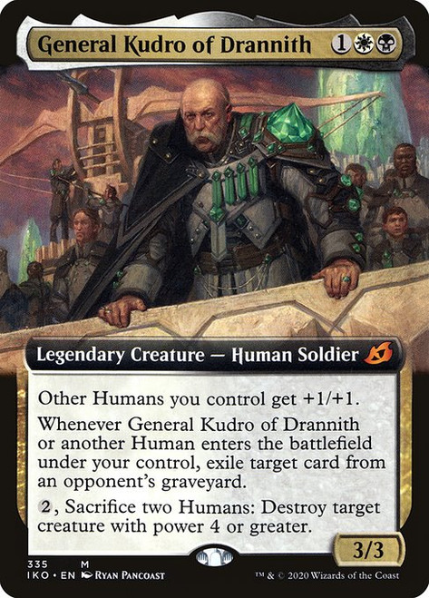 General Kudro of Drannith (IKO) (Foil) (Extended Art) (#335)