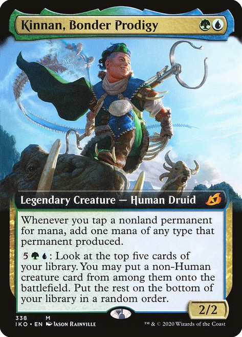 Kinnan, Bonder Prodigy (IKO) (Extended Art) (#338)
