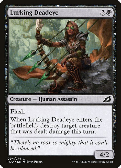 Lurking Deadeye (IKO) (Foil) (#94)