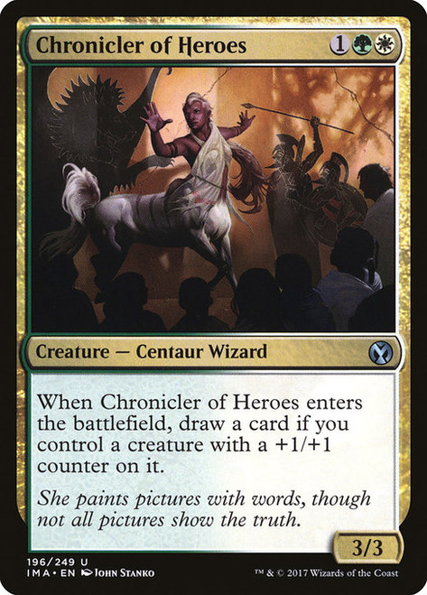 Chronicler of Heroes (IMA) (Foil) (#196)
