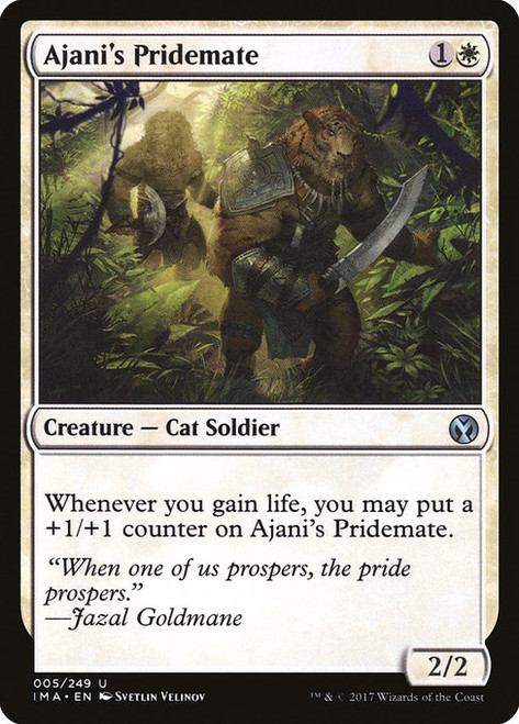 Ajani's Pridemate (IMA) (Foil) (#5)
