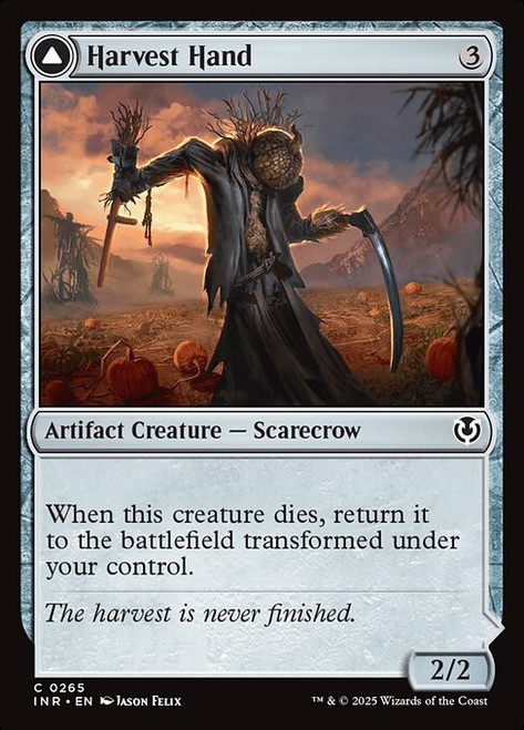 Harvest Hand // Scrounged Scythe (INR) (Foil) (#265)