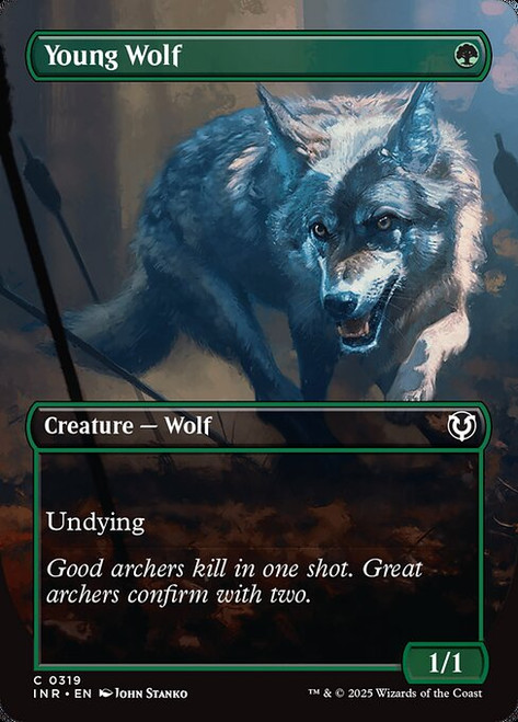 Young Wolf (INR) (Foil) (Borderless) (#319)