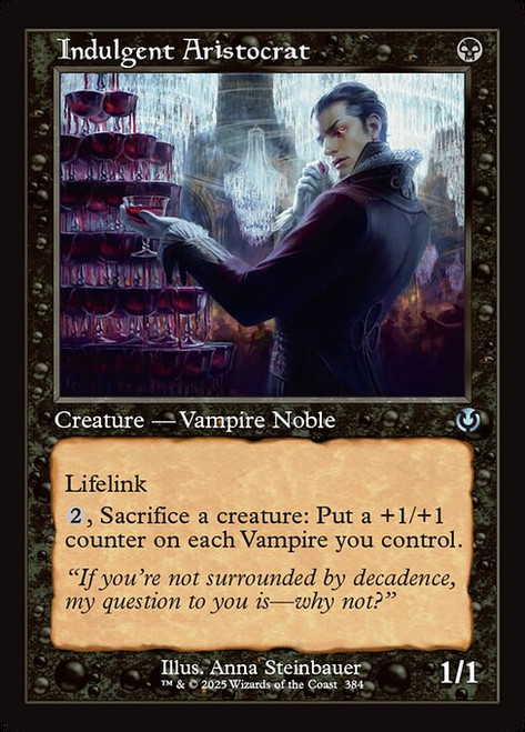 Indulgent Aristocrat (INR) (#384)