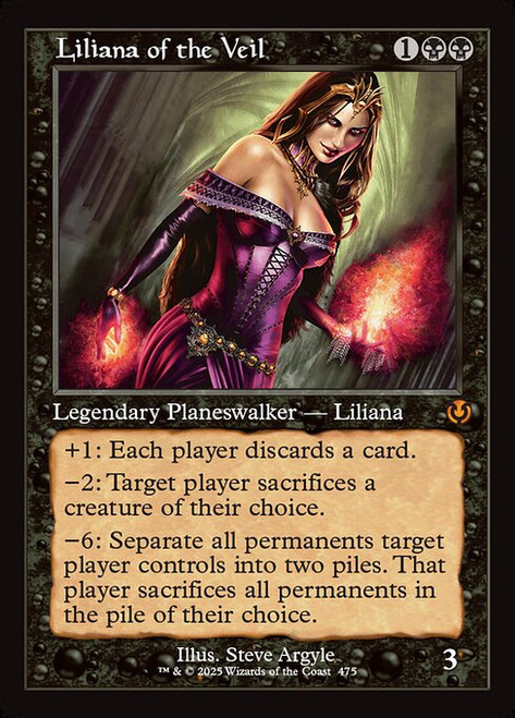 Liliana of the Veil (ISD) (Foil) (#105) - MTG Pirulo