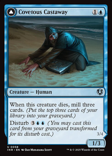 Covetous Castaway // Ghostly Castigator (INR) (#58)