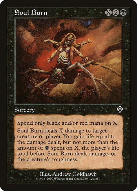 Soul Burn (INV) (Foil) (#124)