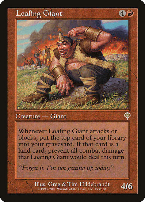 Loafing Giant (INV) (Foil) (#153)