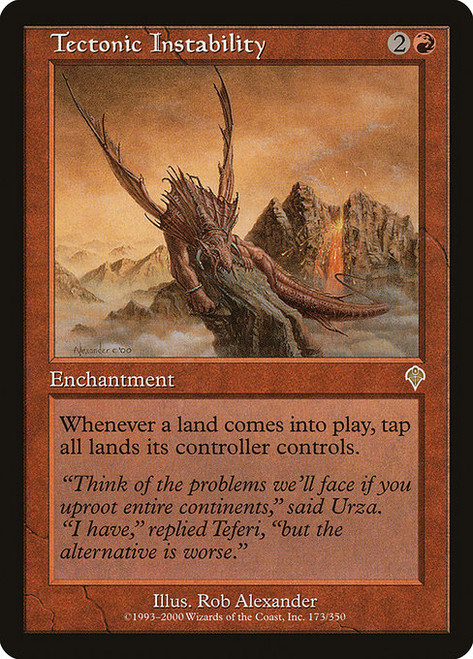 Tectonic Instability (INV) (Foil) (#173)