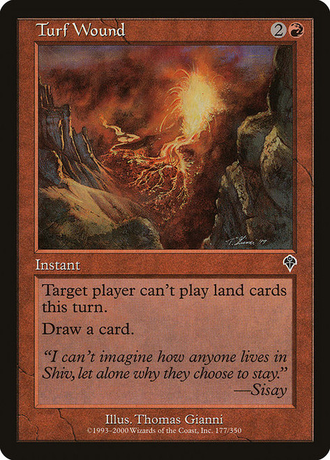Turf Wound (INV) (Foil) (#177)