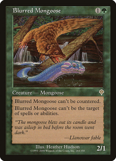 Blurred Mongoose (INV) (Foil) (#183)