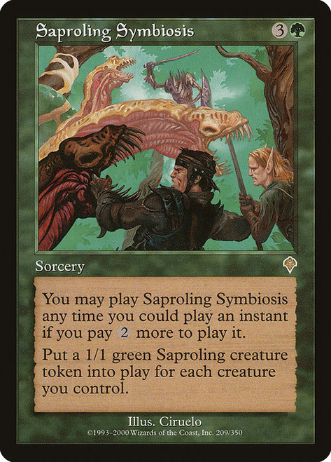 Saproling Symbiosis (INV) (Foil) (#209)