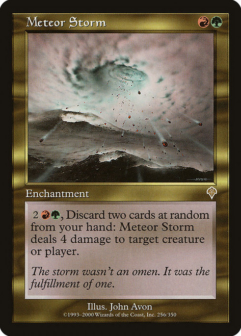 Meteor Storm (INV) (Foil) (#256)
