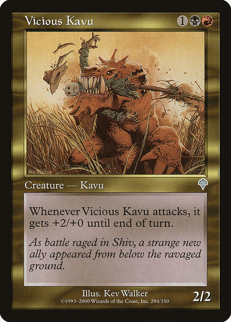Vicious Kavu (INV) (Foil) (#284)