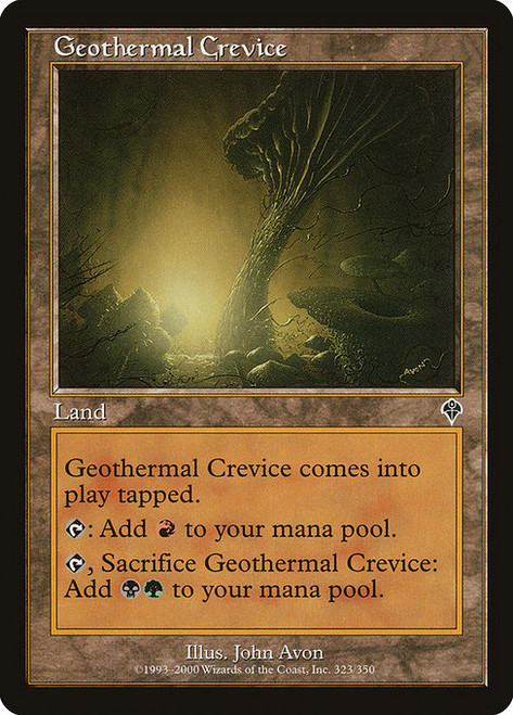 Geothermal Crevice (INV) (Foil) (#323)