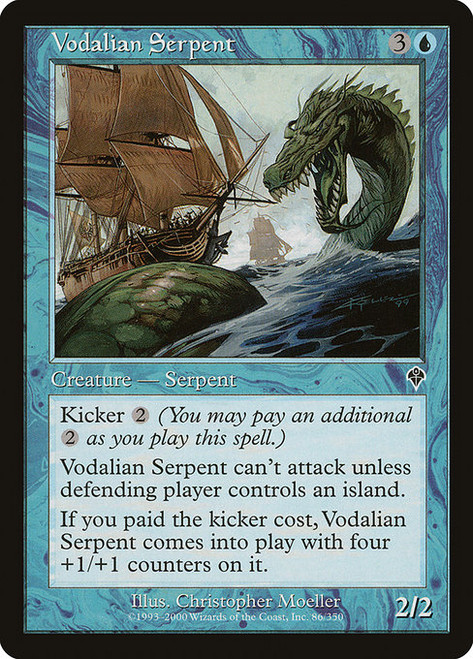 Vodalian Serpent (INV) (Foil) (#86)