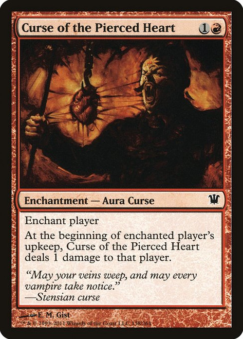 Curse of the Pierced Heart (ISD) (Foil) (#138)