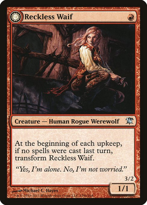 Reckless Waif // Merciless Predator (ISD) (Foil) (#159)