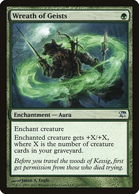 Wreath of Geists (ISD) (Foil) (#211)