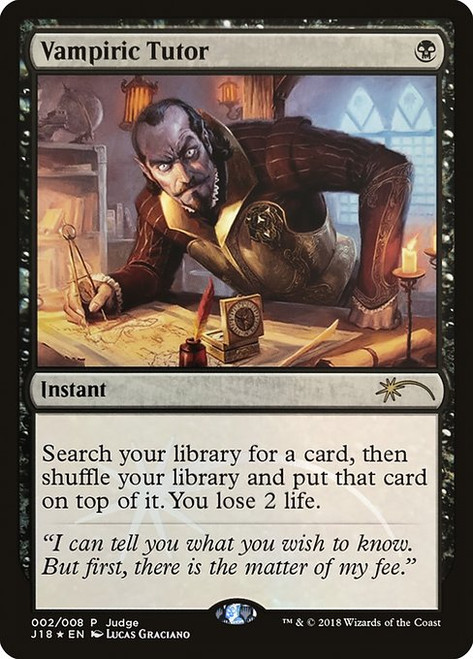 Vampiric Tutor (J18) (Foil) (#2)