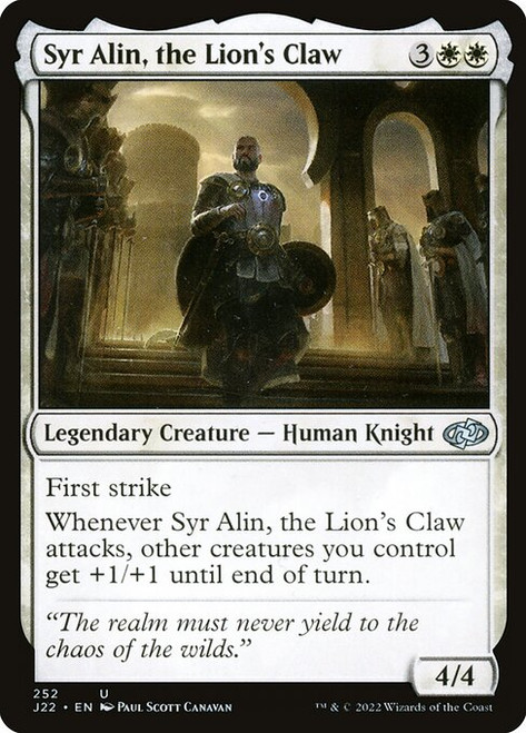Syr Alin, the Lion's Claw (J22) (#252)