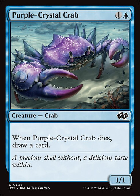 Purple-Crystal Crab (J25) (#347)