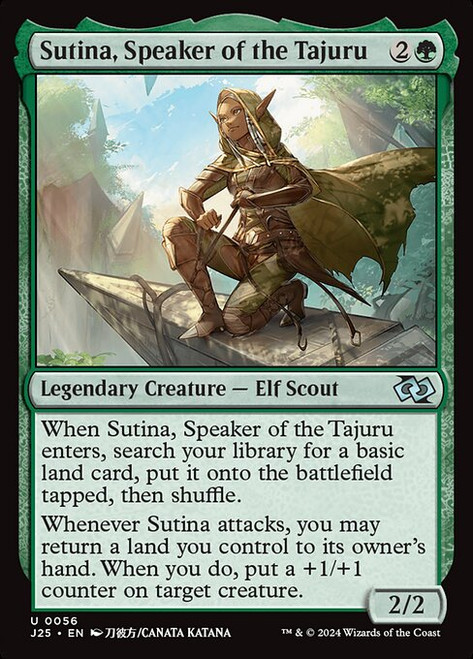Sutina, Speaker of the Tajuru (J25) (#56)