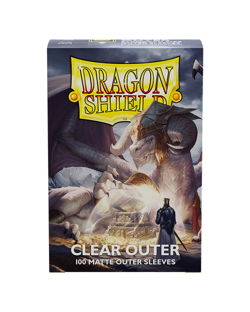 Dragon Shield - Outer Sleeves - Clear Matte (100CT)