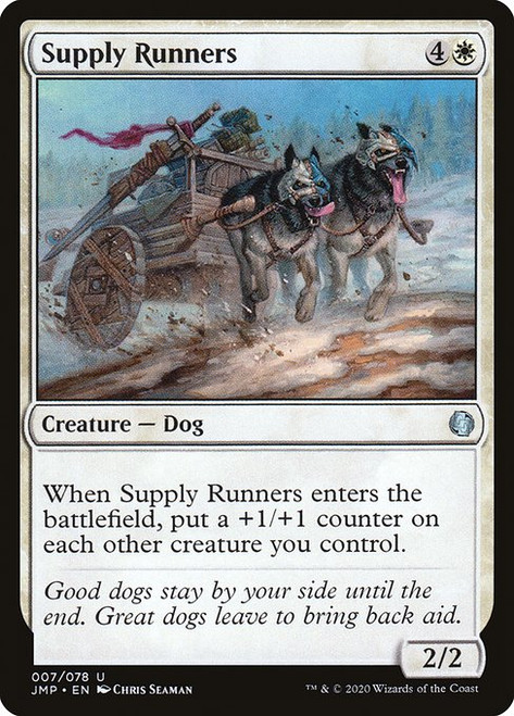 Supply Runners (JMP) (#7)