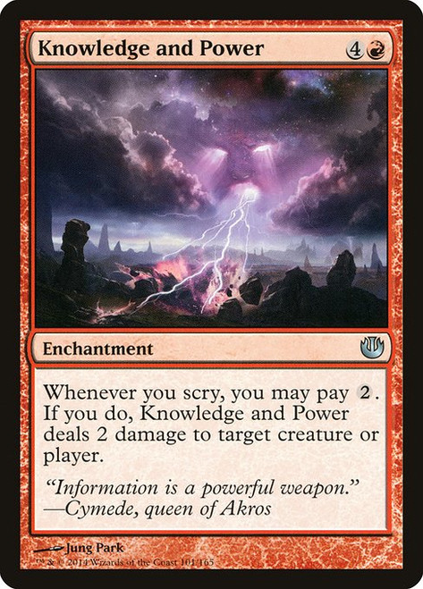 Knowledge and Power (JOU) (Foil) (#101)
