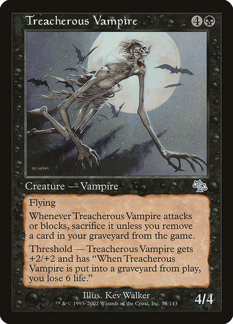 Treacherous Vampire (JUD) (Foil) (#75)