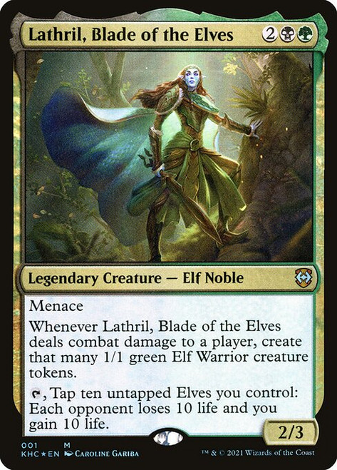 Lathril, Blade of the Elves (KHC) (Foil) (#1)