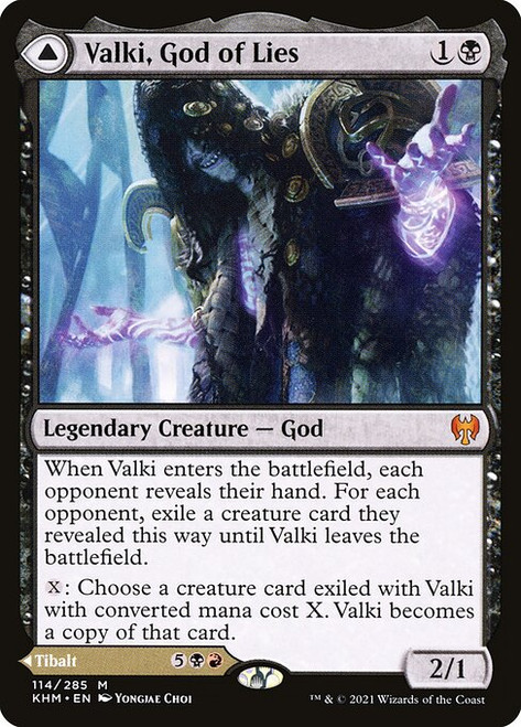Valki, God of Lies // Tibalt, Cosmic Impostor (KHM) (#114)