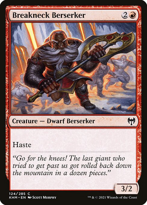 Breakneck Berserker (KHM) (Foil) (#124)