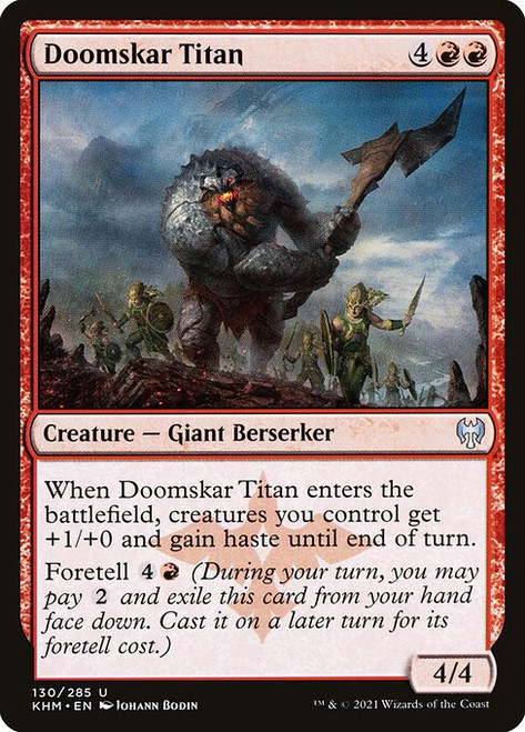 Doomskar Titan (KHM) (Foil) (#130)