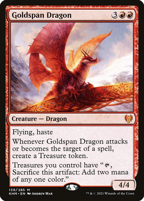 Goldspan Dragon (KHM) (Foil) (#139)