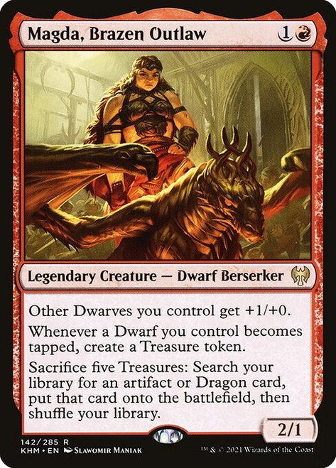 Magda, Brazen Outlaw (KHM) (Foil) (#142)