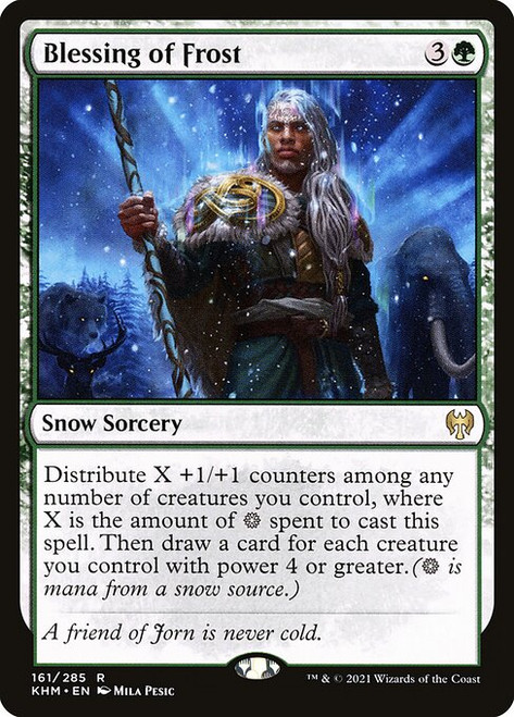 Blessing of Frost (KHM) (Foil) (#161)