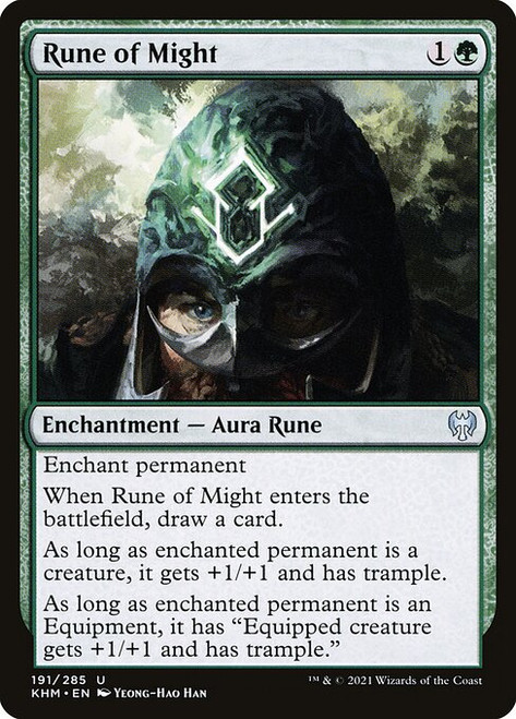Rune of Might (KHM) (Foil) (#191)