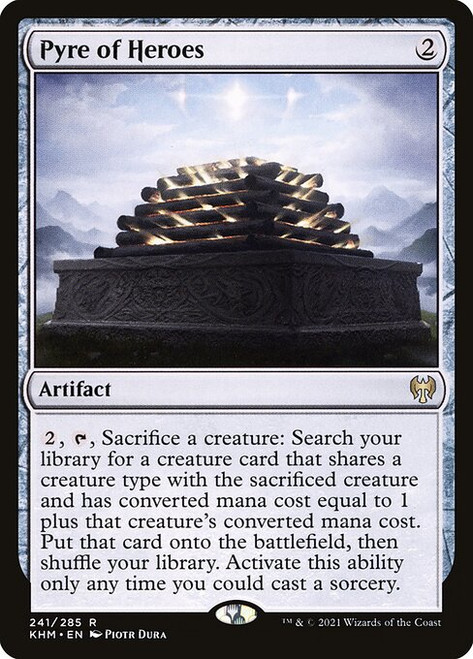 Pyre of Heroes (KHM) (Foil) (#241)
