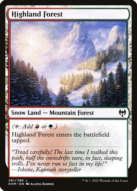 Highland Forest (KHM) (Foil) (#261)