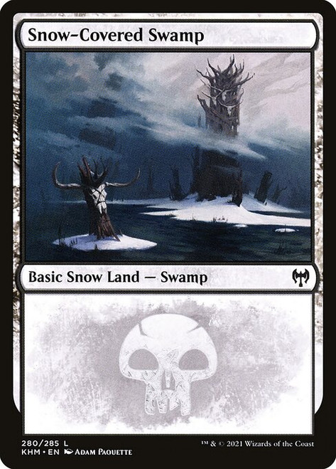 Snow-Covered Swamp (KHM) (Foil) (#280)