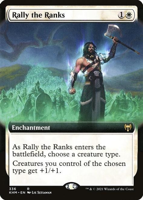 Rally the Ranks (KHM) (Foil) (Extended Art) (#336)