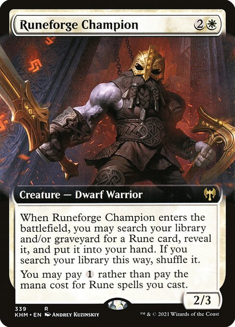 Runeforge Champion (KHM) (Extended Art) (#339)