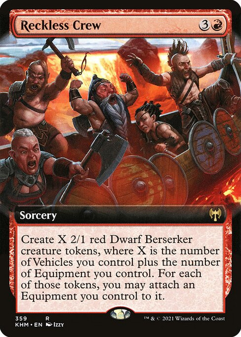 Reckless Crew (KHM) (Foil) (Extended Art) (#359)