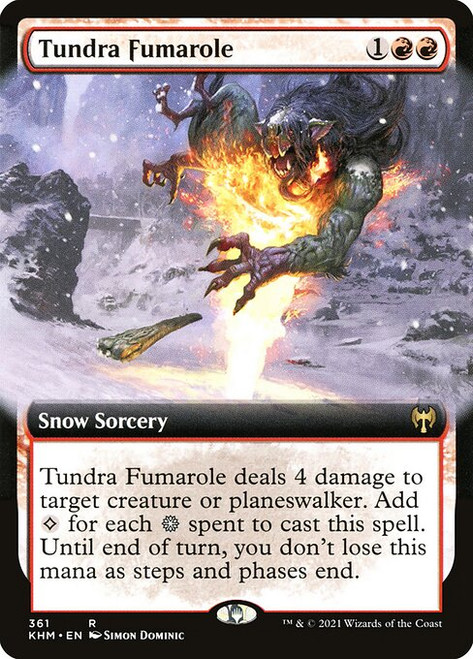 Tundra Fumarole (KHM) (Foil) (Extended Art) (#361)
