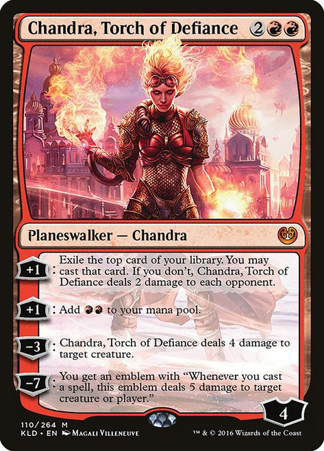 Chandra, Torch of Defiance (KLD) (Foil) (#110)