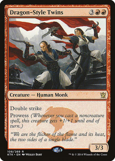 Dragon-Style Twins (KTK) (Foil) (#108)