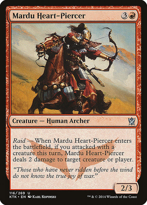 Mardu Heart-Piercer (KTK) (Foil) (#116)